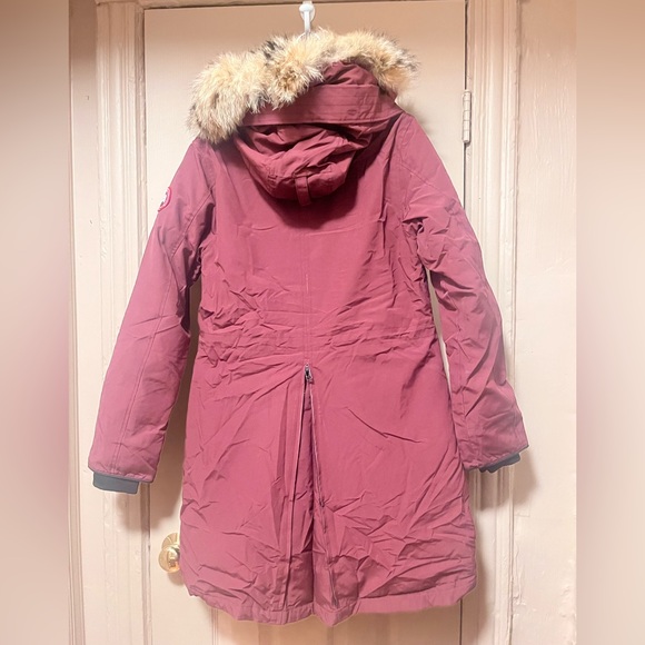 Canada Goose Rossclair Parka Elderberry Medium hood coyote fur down coat - Picture 5 of 14